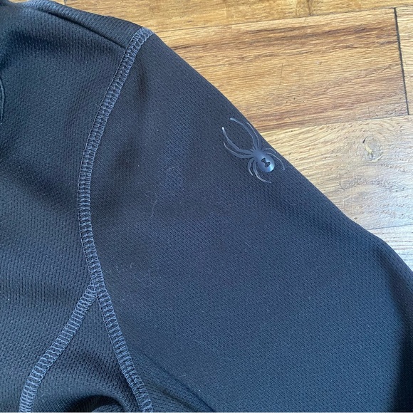 Spyder black 1/4 zip baselayer - Picture 5 of 6